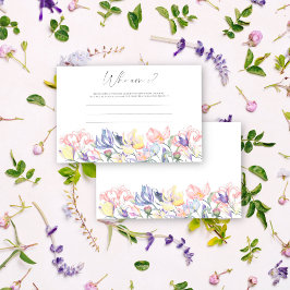 Blommor - Vem är jag bröllopsdusch spel Brevpapper