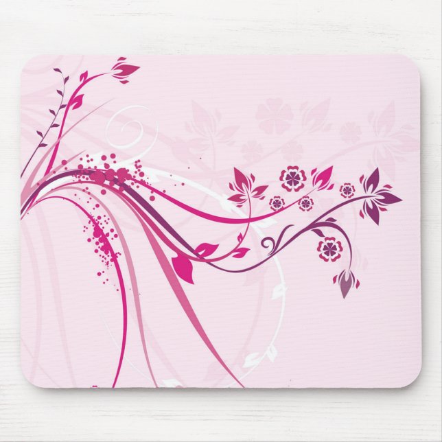 Blommor vid Rosa - Mousepad Musmatta (Framsidan)