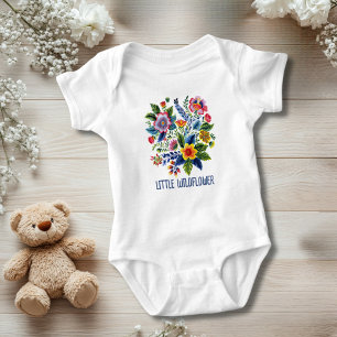 Blommor Vilda blommor Liten vildblomma Bebis bjudn T Shirt