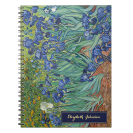 Blommor Vincent Van Gogh Vintage Konst Guld Monogr Anteckningsbok