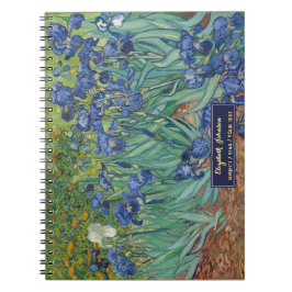 Blommor Vincent Van Gogh Vintage Konst Guld Monogr Anteckningsbok