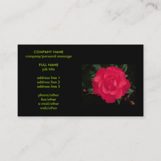 blommor visitkort