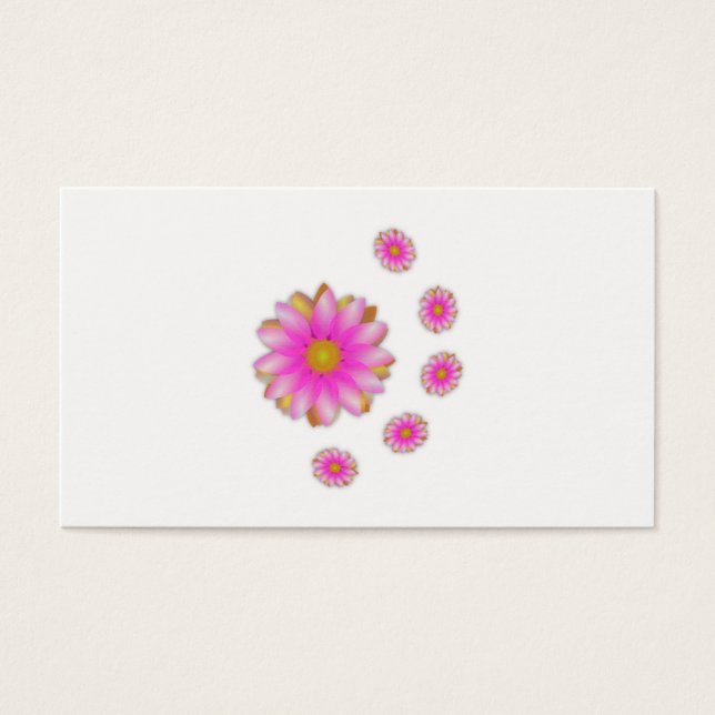 Blommor Visitkort (Framsidan)