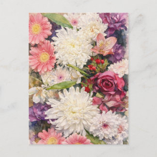 Blommor Vykort