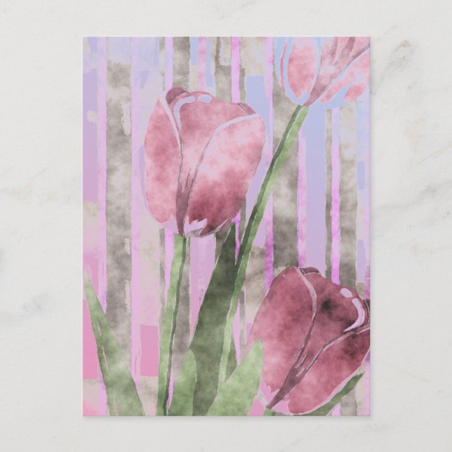 Blommor - vykort (Framsida)