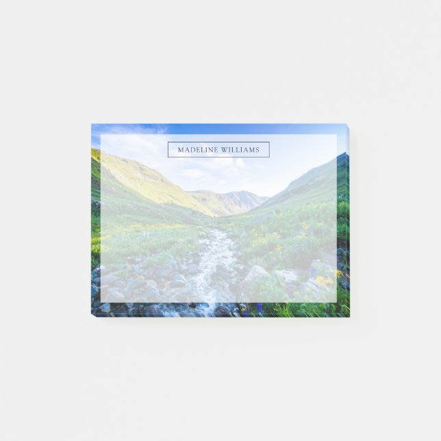 Blommor | Wildblommor i Colorado Post-it Block (Framsida)