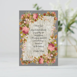 Blommor Wood Ram Tack Kort