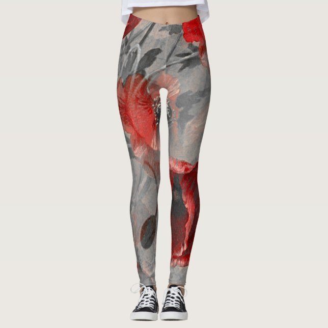 Blommor | Zazzle_Growshop Leggings (Framsida)
