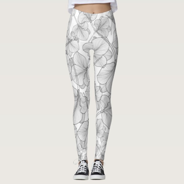 Blommor | Zazzle_Growshop Leggings (Framsida)