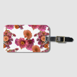 Blommor Zinnia Bouquet Maureen Girard Färgrik Bagagebricka