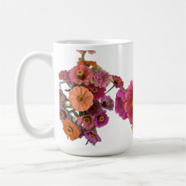 Blommor Zinnia Maureen Girard Bouquet Sachet Kaffemugg