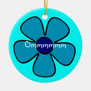 Blommornament - Yoga Decor Julgransprydnad Keramik