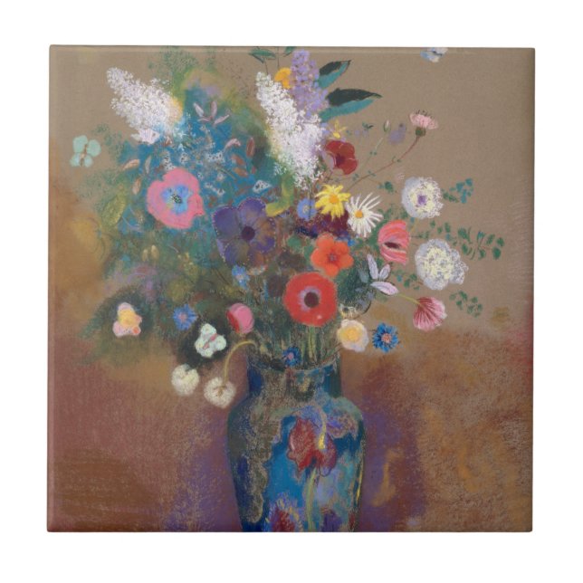 Blommornas Bouquet Kakelplatta (Framsidan)