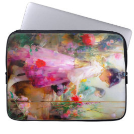 Blommornas skönhet laptop fodral