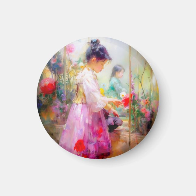 Blommornas skönhet magnet (Framsidan)