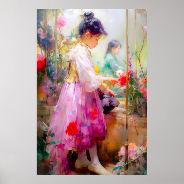 Blommornas skönhet poster (Framsidan)