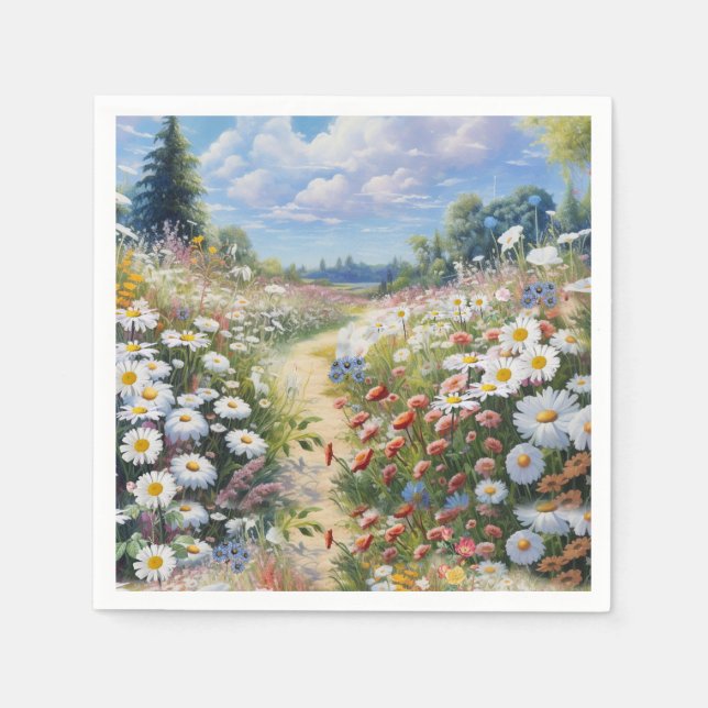 Blommornas språk pappersservett (Framsidan)