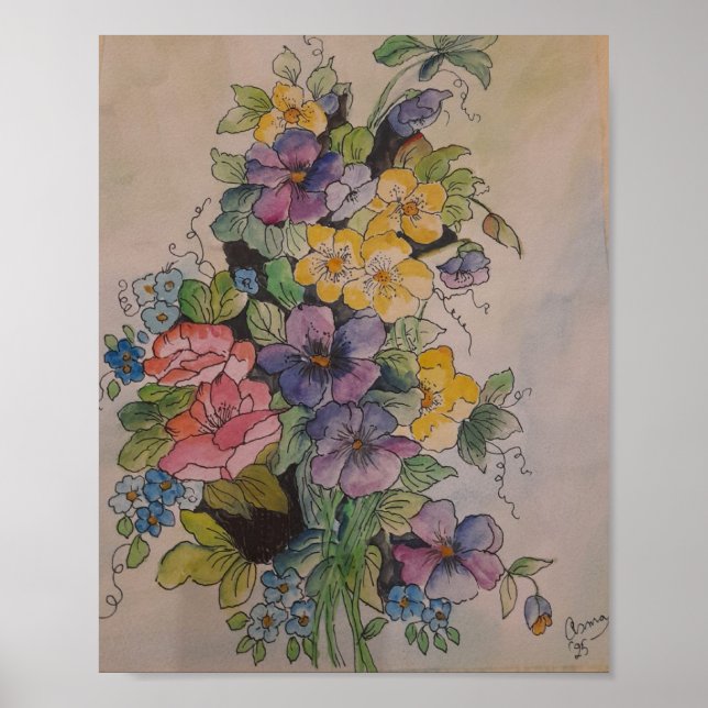 Blommors Medley Poster (Framsidan)