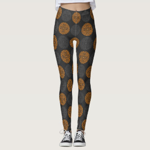 Blommotiv Leggings