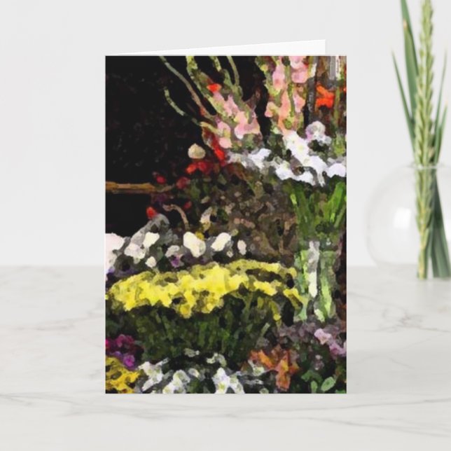 Blommställ 01 kort (Framsida)