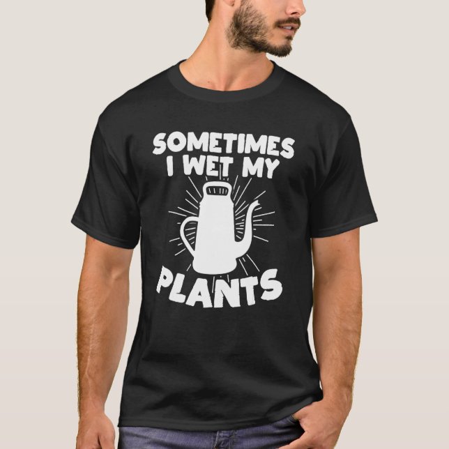 Blommsterhandlares uttalande för en av plantering  t shirt (Framsida)