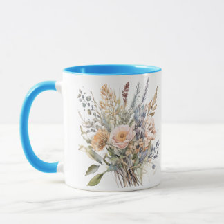 Blommtryckt mugg