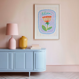 Blomning Poster