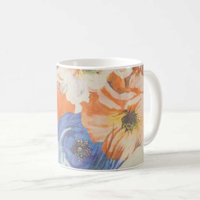 BlomPetter - Vibrant Flower Art Kaffemugg (Framsida höger)
