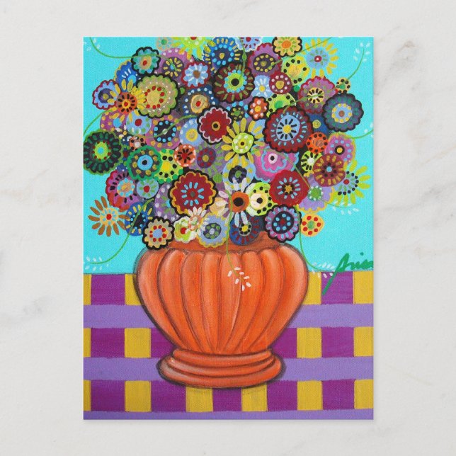 BLOMPOSTCARD VYKORT (Framsida)