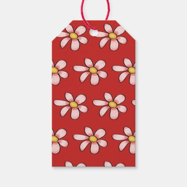 blompresentens märkre presentetikett (Framsidan)