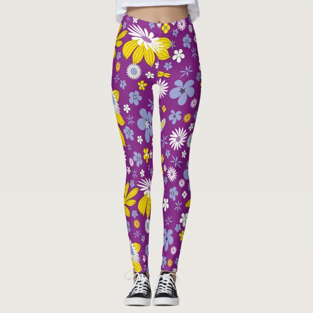 Blompulver Leggings (Framsida)