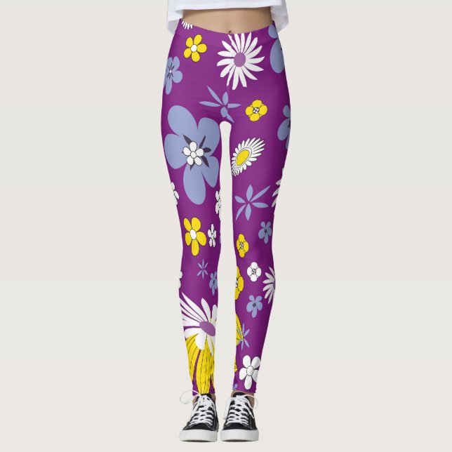 Blompulver Leggings (Framsida)