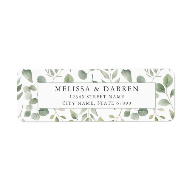 BlomReturetiketter Returadress Etikett (Framsidan)
