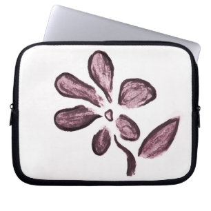 Blomritning Laptop Sleeve