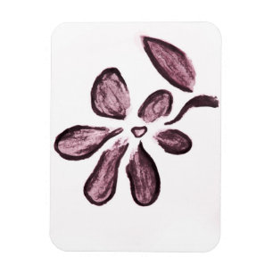 Blomritning Magnet