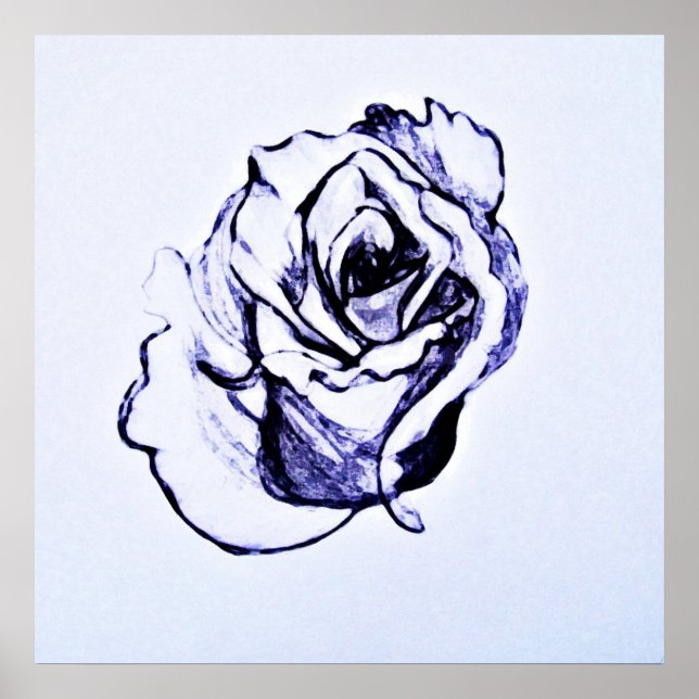 Blomritning Poster (Framsidan)
