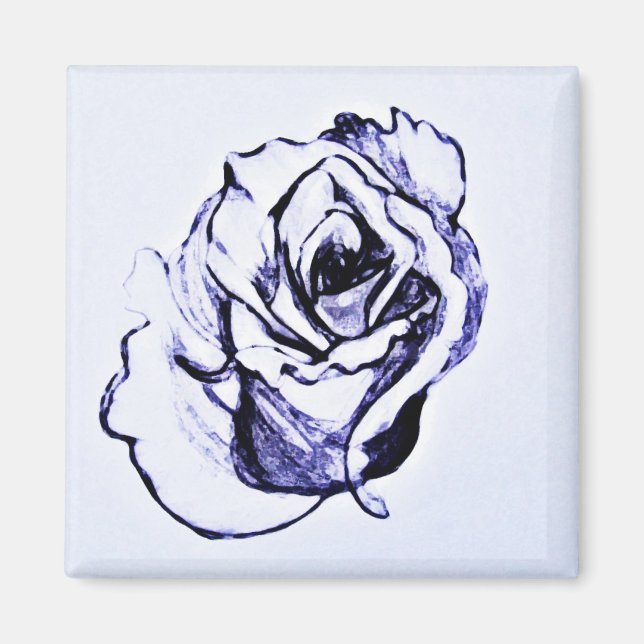 Blomros Magnet (Framsidan)