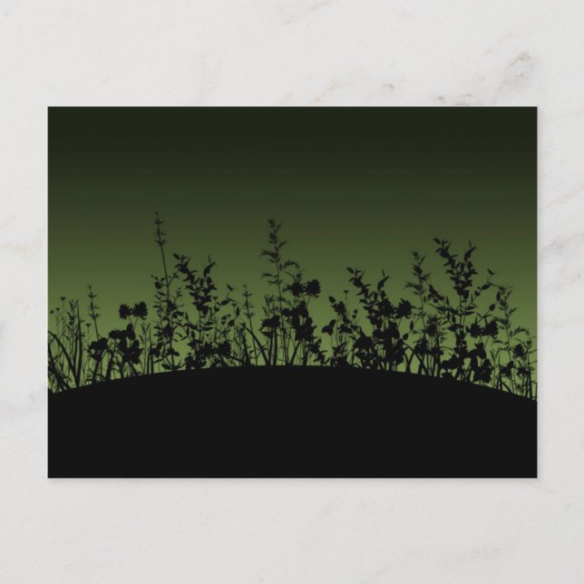 BlomSilhouettes vykort (Framsida)