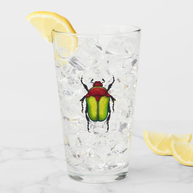 Blomskalbaggar Glaskopp (Framsida Ice)