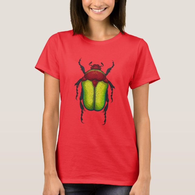 Blomskalbaggar T Shirt (Framsida)