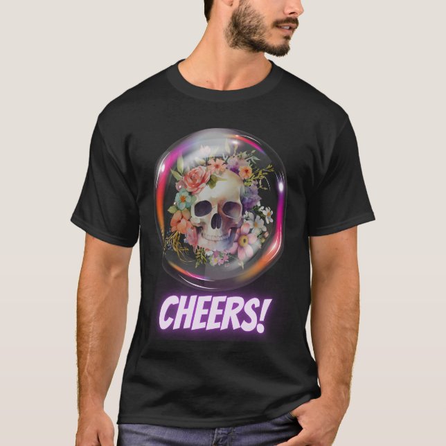 Blomskalle T Shirt (Framsida)