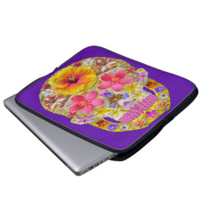 BlomSKull 4 - Tropiskt Laptop Fodral