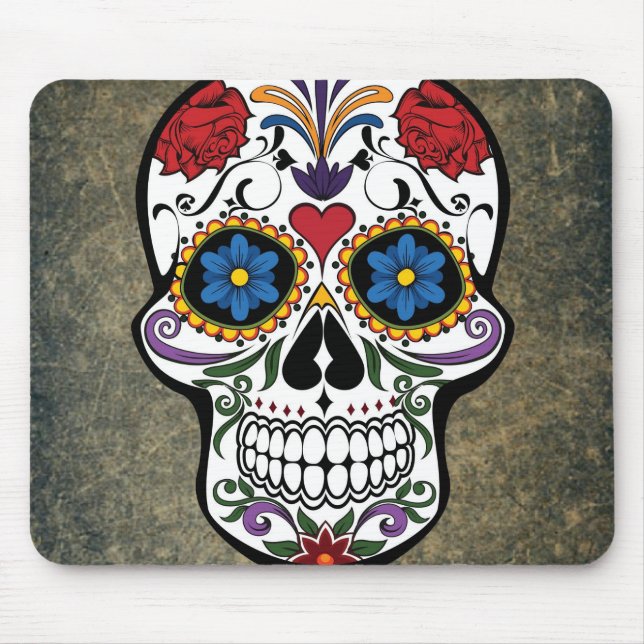 Blomsocker Skull Musmatta (Framsidan)