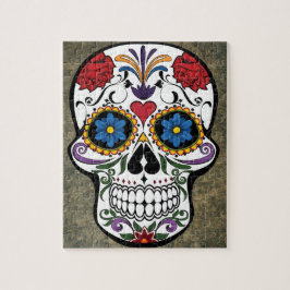 Blomsocker Skull Pussel