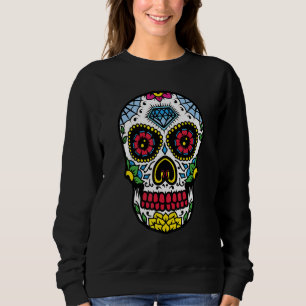 Blomsocker Skullens dag Muertos Dag för död H T Shirt