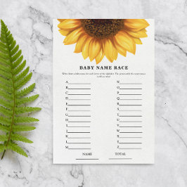 Blomsolrosblomma Baby Namn Tävling Babykläder