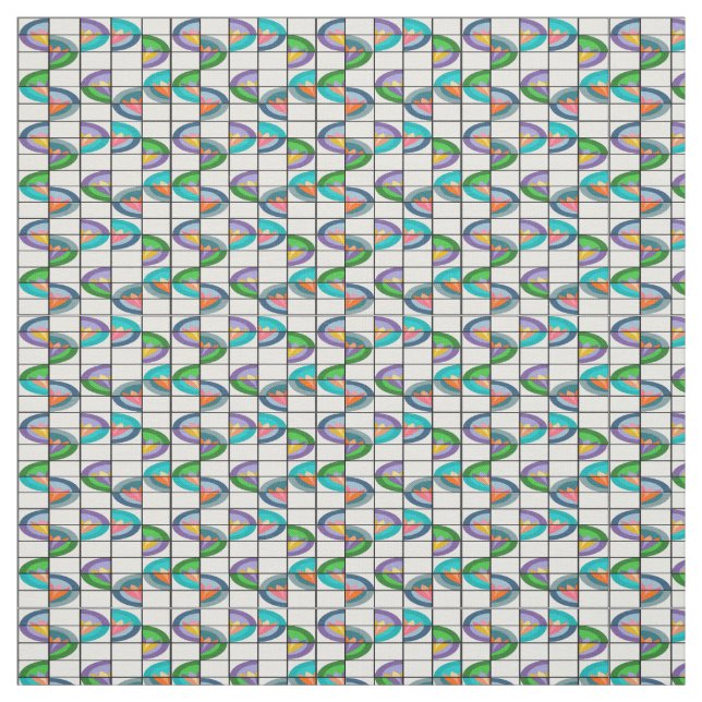 Blomsprickor Tyg (Provkarta)