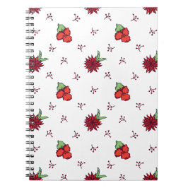 Blomsspiralanteckningsböcker för kreativt skrivand anteckningsbok