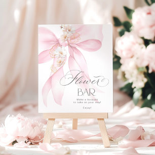 Blomster Bar Rosa Slinga Blommig Blomning Bar Poster
