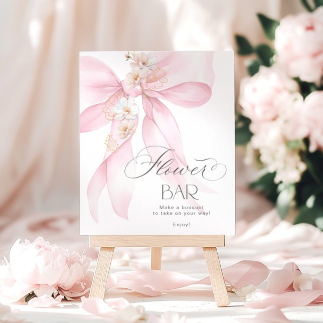 Blomster Bar Rosa Slinga Blommig Blomning Bar Poster (Skapare uppladdad)